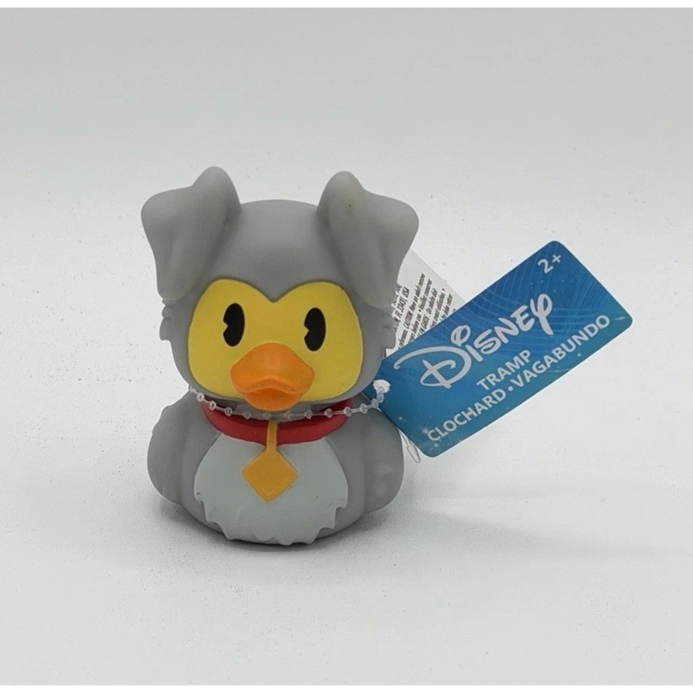 DISNEY Lady & The Tramp (Tramp) Rubber Duck - Approx 2.5"
